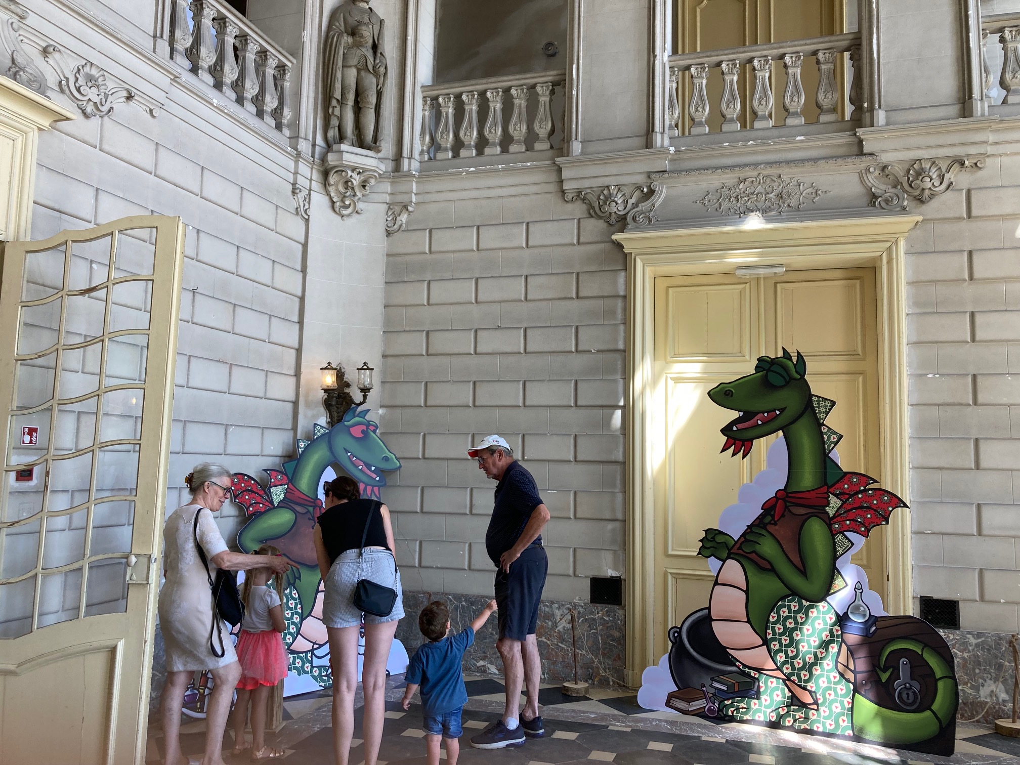 Ridder Muis in het Kasteel van Poeke