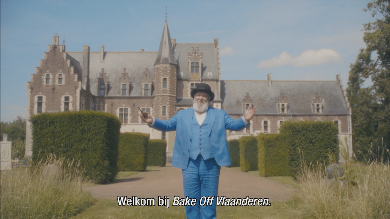 Wim Opbrouck aan het Rubenskasteel.